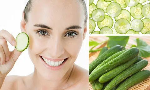 Bật mí 2 mẹo dưỡng trắng da mặt chỉ bằng dưa chuột, hiệu quả ngay tức thì