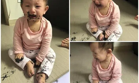 Vắng mặt vài phút, mẹ trẻ không ngờ con gái 1 tuổi đã ra nông nỗi này