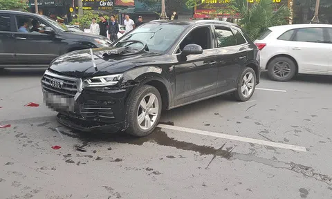 Audi lùi húc méo Mercedes: Tài xế \'cà cuống\' gạt nhầm số