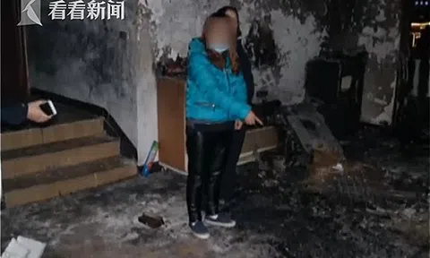 Người phụ nữ đốt ghế dọa bạn trai không ngờ cháy cả nhà