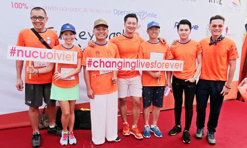 Nụ cười Việt 2018: Chạy bộ từ thiện gây quỹ mổ hàm ếch cho các em nhỏ