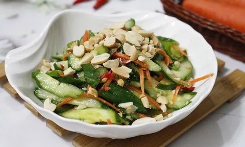 Hướng dẫn làm món nộm dưa chuột đơn giản ngay tại nhà