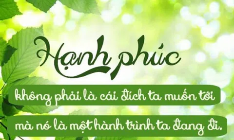 Thứ mà suốt đời ta tìm kiếm chẳng qua chỉ là hai từ -`hạnh phúc`