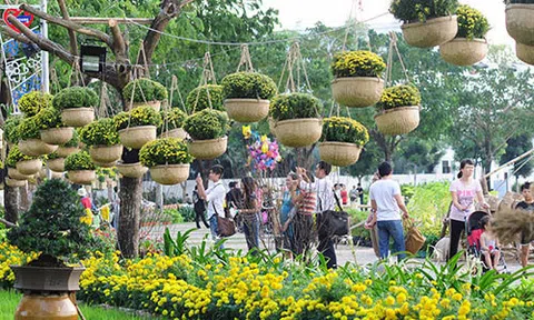 Hội hoa xuân Phú Mỹ Hưng mở cửa từ ngày 20-1