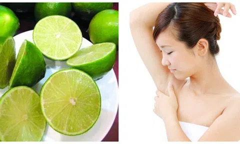 1 quả chanh có ngay 3 cách khử mùi hôi nách hiệu quả