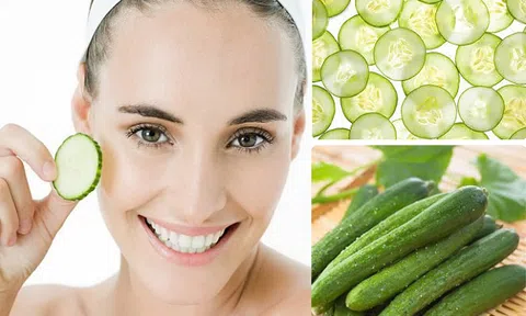 Tác dụng tuyệt vời của dưa leo trong làm đẹp da