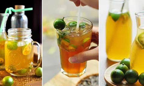 Chỉ 1 quả quất có ngay 2 công thức pha trà giảm cân hiệu quả