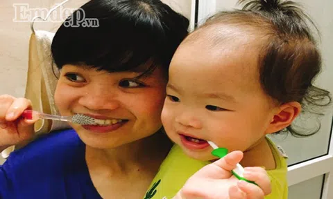 Học mẹ 9X bí kíp tạo niềm cảm hứng cho con có thói quen đánh răng ngay từ khi còn nhỏ