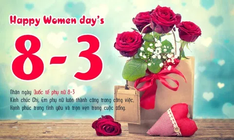 Những lời chúc 8/3 hay và hài hước nhất