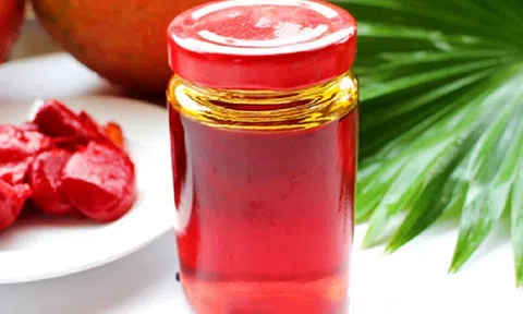 Cách làm dầu gấc đơn giản ngay tại nhà