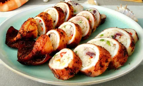 Cách làm mực nhồi thịt chiên đơn giản ngay tại nhà