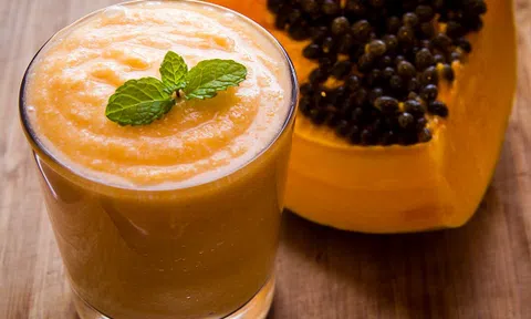 Cách làm sinh tố đu đủ đơn giản ngay tại nhà