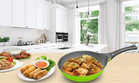 Bí quyết làm gà rang muối bằng chảo chống dính ngon như ngoài hàng