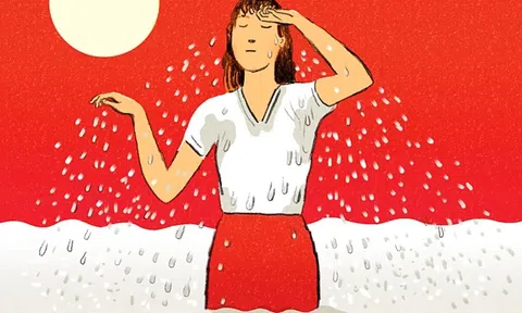 Mồ hôi cảnh báo nhiều vấn đề sức khỏe