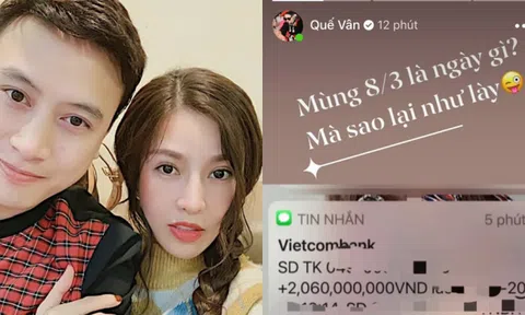 Sao Việt khoe quà 8/3: Người được chuyển khoản 2 tỷ đồng, người chỉ được cuốn album cũng hạnh phúc