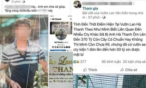 Công an vào cuộc vụ chủ vườn lan đột biến "cuỗm" trăm tỷ đồng rồi bỏ trốn