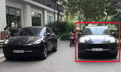 Hà Nội: 2 xe Porsche trùng biển, công an truy tìm người điều khiển xe mang biển giả