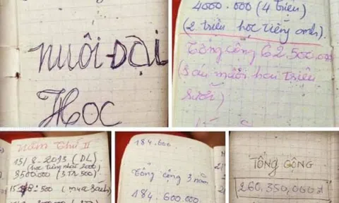 Cuốn sổ "nuôi đại học" khiến nhiều người bật khóc, day dứt khôn nguôi