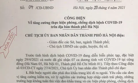 Ghi nhận 1 ca COVID-19 trong cộng đồng, Hà Nội ra công điện khẩn