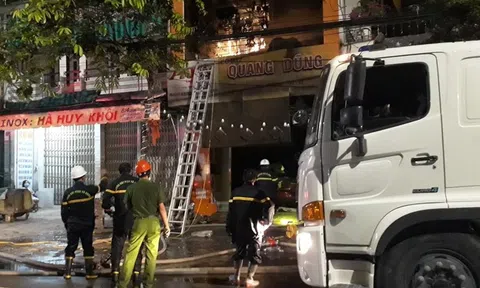 Quảng Ngãi: Cháy cửa hàng bán đồ điện, 4 người trong gia đình tử vong