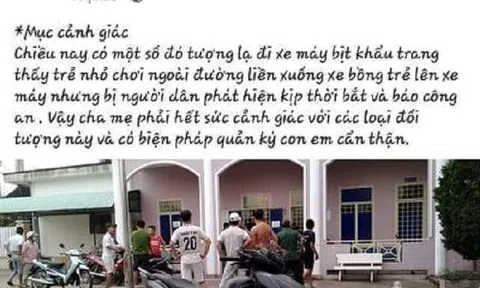 Thực hư thông tin bé gái 4 tuổi ở Quảng Nam bị bắt cóc