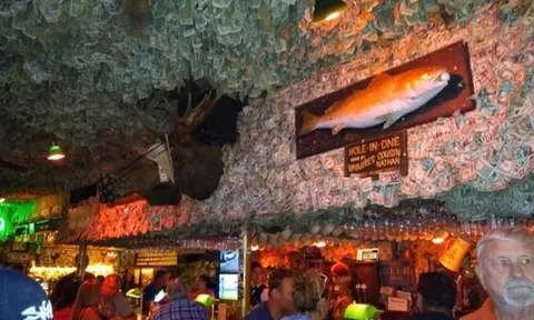 Choáng ngợp với quán rượu được trang trí bằng 2 triệu USD tiền mặt