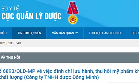 Đình chỉ lưu hành, thu hồi son môi I’RC MATTE có chứa chất cấm trên toàn quốc