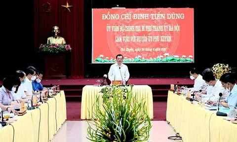 Xác định rõ dự án ưu tiên, tạo động lực đưa huyện Phú Xuyên vượt lên