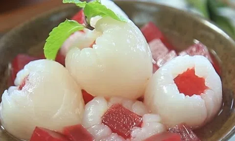 Chè rau câu vải cực lạ miệng, thơm ngon những vô cùng đơn giản