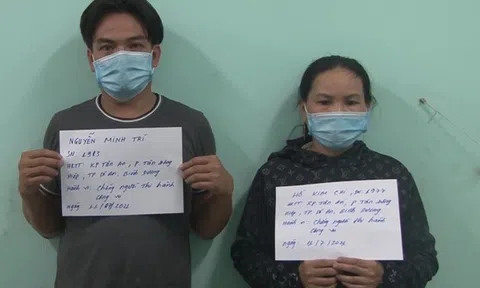 Tạm giữ đôi vợ chồng "thông chốt" kiểm dịch, dùng búa đánh Công an