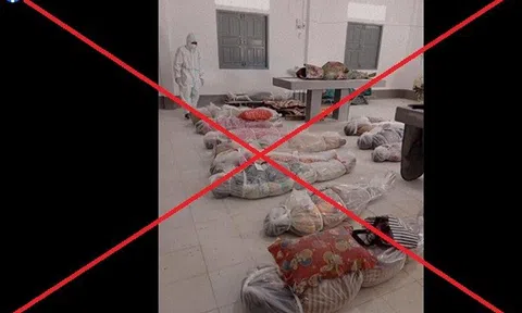 Hình ảnh xác chết do COVID-19 tại TP.HCM đang lan truyền trên mạng là giả mạo