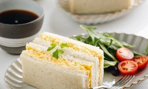 Bánh mì sandwich trứng kiểu Nhật béo ngậy hấp dẫn