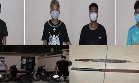 Tạm giữ nhóm cướp manh động, cầm kiếm chặn người đi đường