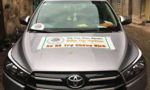 Tài xế dùng ô tô gắn mác từ thiện chở người về quê bị phạt 7,5 triệu