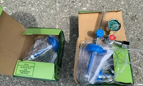 Phát hiện 1.000 bộ van thở oxy không rõ nguồn gốc trị giá 700 triệu đồng