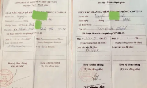 Xác minh vụ khai báo gian dối để được tiêm mũi 2 vaccine Pfizer