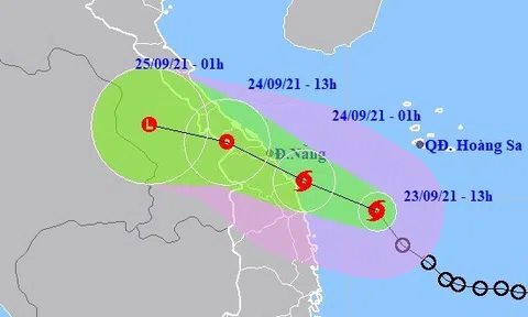 Áp thấp nhiệt đới đã mạnh lên thành bão, cơn bão số 6 năm 2021