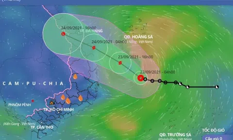 Bão số 6 đang di chuyển rất nhanh