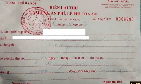 Qui định về tạm ứng án phí cho yêu cầu phản tố