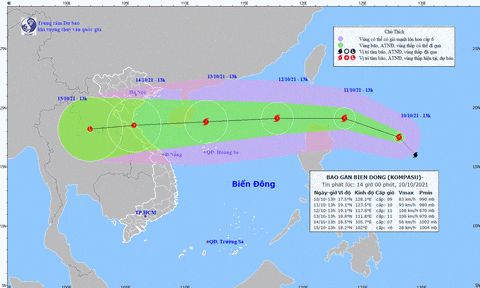 Bão số 8 liên tục mạnh lên khi vào Biển Đông, gió giật cấp 13