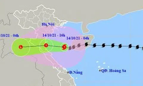 Áp thấp nhiệt đới suy yếu trước khi đổ bộ vào khu vực Thanh Hóa