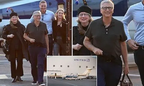 Tỷ phú Bill Gates đi máy bay trực thăng đến dự đám cưới con gái
