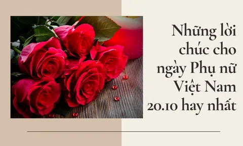 Lời chúc 20/10 hay, ý nghĩa dành tặng người phụ nữ thân yêu