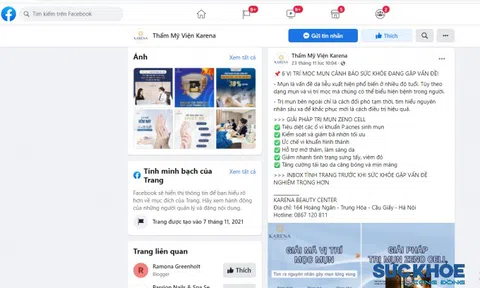 TMV Karena Beauty Center: Là cơ sở spa nhưng hoạt động như thẩm mỹ viện