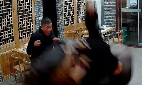 Án Nước ngoài-Luật Việt Nam: Thót tim cảnh trâu lao vào nhà hàng, hất tung thực khách