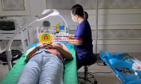 Phát hiện cơ sở thẩm mỹ để nhân viên lao công phẫu thuật cho khách