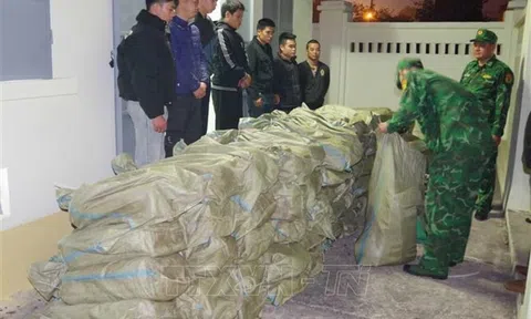 Chặn đứng lô xúc xích “ngoại” hơn 1 tấn tuồn qua biên giới Lạng Sơn