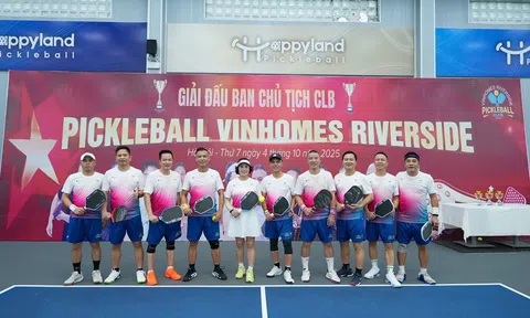Giải đấu Ban chủ tịch CLB Pickleball Vinhomes Riverside: Tôn vinh những cống hiến thầm lặng