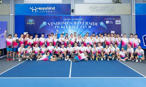CLB pickleball Vinhomes Riverside tổ chức giải đấu và tiệc sinh nhật lần 2, quyên góp từ thiện gần 1 tỷ đồng