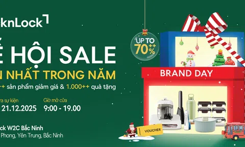 Cực HOT: LocknLock tung nghìn deal bùng cháy, giảm đến 70% tại Ngày thương hiệu W2C Bắc Ninh